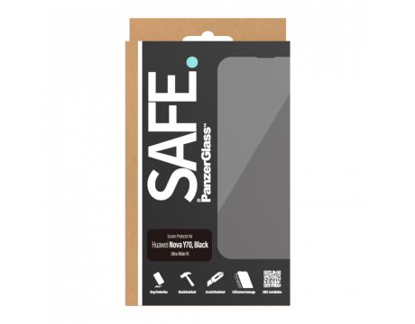 SAFE UWF за HUAWEI nova Y70, прозрачен/черен на супер цени