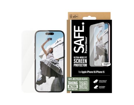 SAFE. Ultra-Wide Fit за Apple iPhone 16/15 на супер цени