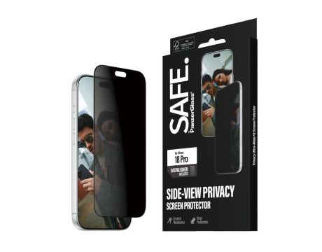 SAFE Privacy Ultra-Wide Fit m. EasyAligner за Apple iPhone 18 Pro на супер цени