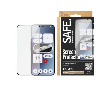 SAFE UWF за NOTHING Phone (2a), прозрачен/черен на супер цени