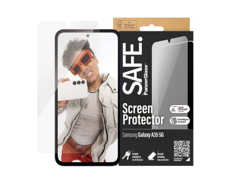 SAFE UWF за Samsung Galaxy A35, прозрачен на супер цени