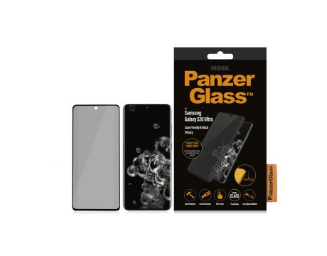 PanzerGlass Black Privacy Case Friendly за Samsung Galaxy S20 Ultra на супер цени