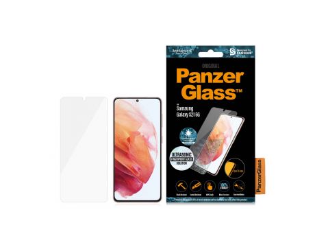 PanzerGlass Ultrasonic за Samsung Galaxy S21, черен на супер цени