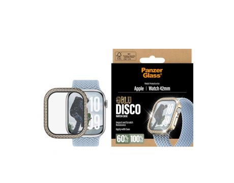 PanzerGlass UWF Gold Disco за Apple Watch, 42 mm на супер цени
