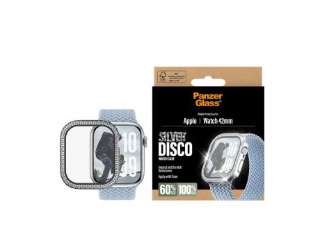 PanzerGlass UWF Silver Disco за Apple Watch, 42 mm на супер цени