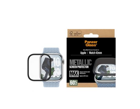 PanzerGlass UWF Metallic за Apple Watch, 42 mm на супер цени