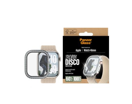 PanzerGlass UWF Silver Disco за Apple Watch, 46 mm на супер цени