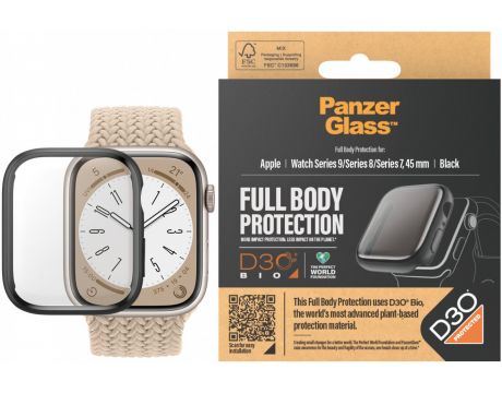 PanzerGlass FullBody за Apple Watch Series 8/7/9, 45 mm на супер цени