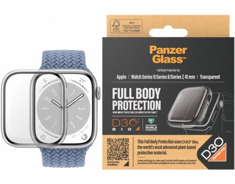 PanzerGlass FullBody за Apple Watch Series 9/8/7, 41 mm на супер цени