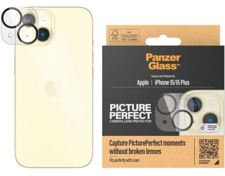 PanzerGlass PicturePerfect за Apple iPhone 15/15 Plus, прозрачен на супер цени
