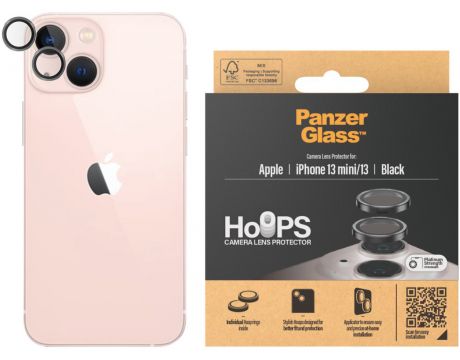PanzerGlass Hoops за Apple iPhone 13 mini/13, прозрачен/черен на супер цени