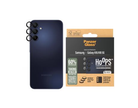 PanzerGlass Hoops за Samsung Galaxy A16/ A16 5G, черен/прозрачен на супер цени