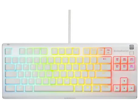 SteelSeries Apex 3 TKL, бял на супер цени