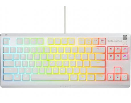 SteelSeries Apex 3 TKL, бял на супер цени
