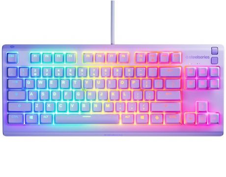 SteelSeries Apex 3 TKL Lavander, лилав на супер цени