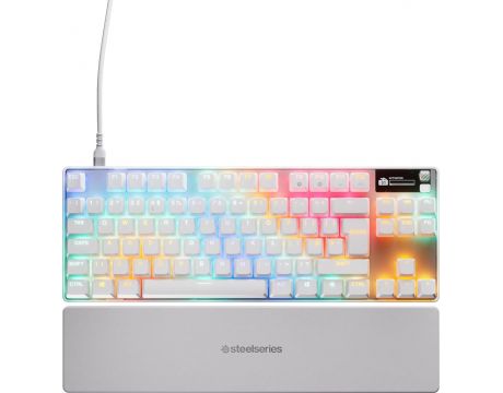 SteelSeries Apex Pro TKL Gen3, бял на супер цени