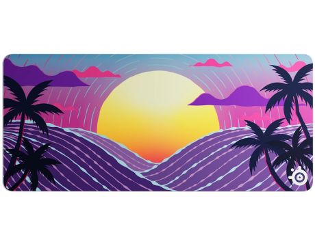 SteelSeries QcK Neon Sunset XXL, многоцветен на супер цени