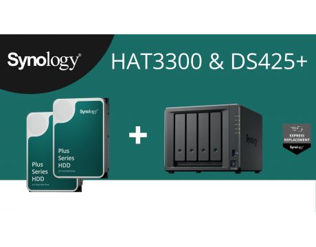 Synology DiskStation DS425+ 2x4TB на супер цени