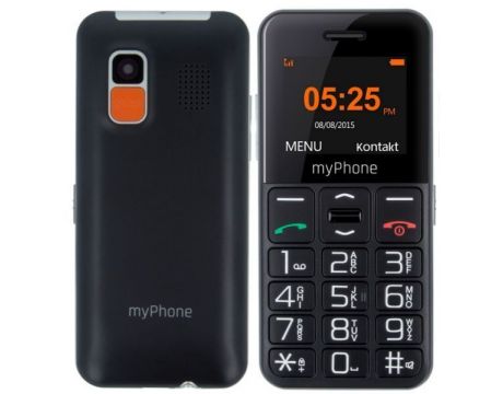 myPhone Halo Easy, 4MB, 4MB, Black - драскотини по екрана на супер цени