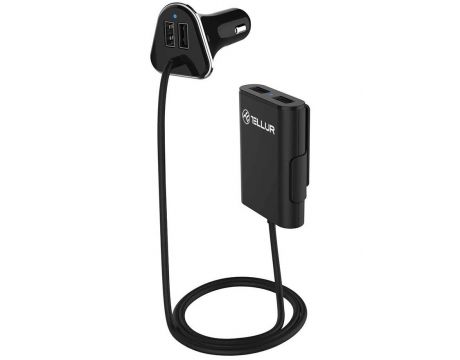 Tellur 4 Ports USB, черен на супер цени