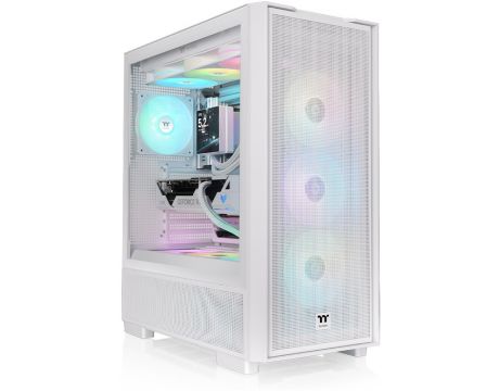 Thermaltake S380 TG ARGB, бял на супер цени