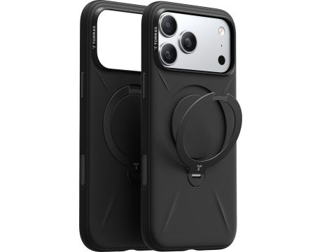 TORRAS Ostand QPRO Silicone за Apple iPhone 17 Pro Max, черен на супер цени