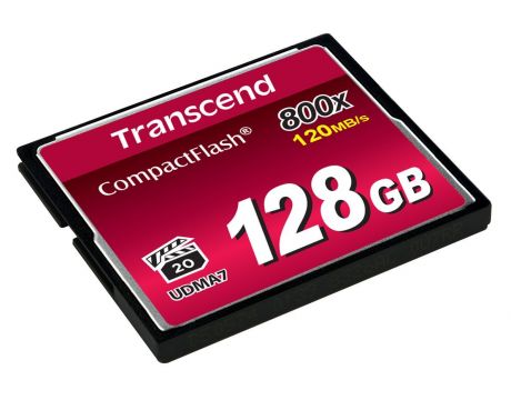 128GB CF Transcend 800x, черен на супер цени