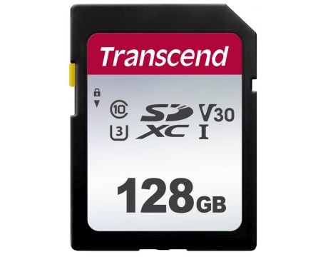 128GB SDXC Transcend TS128GSDC300S, черен - нарушена опаковка на супер цени