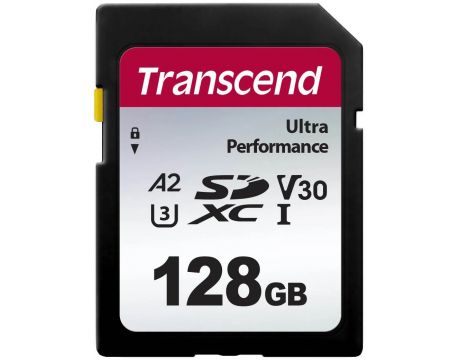 128GB SDXC Transcend 340S, черен на супер цени