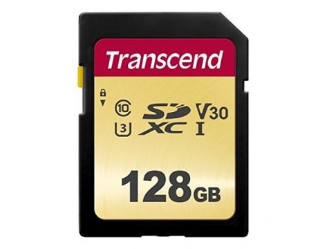 128GB SDXC Transcend TS128GSDC500S, черен на супер цени