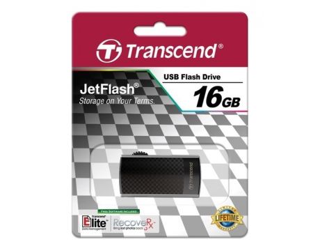 16GB Transcend JetFlash 560, черен/бял на супер цени