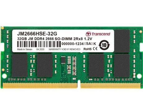 32GB DDR4 2666 Transcend на супер цени