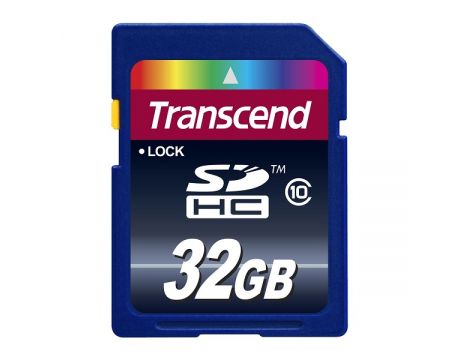 32GB SDHC Transcend, син на супер цени
