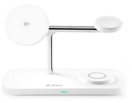 ttec AirCharger Trio Pro, бял на супер цени