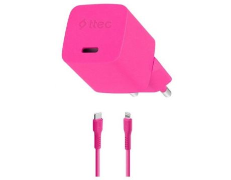 ttec SmartCharger 20W, розов на супер цени