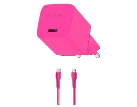 ttec SmartCharger 20W, розов на супер цени