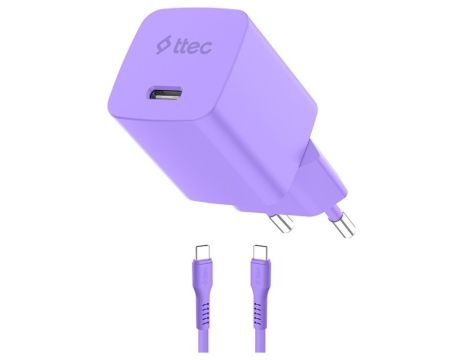 ttec SmartCharger 45W, лилав на супер цени