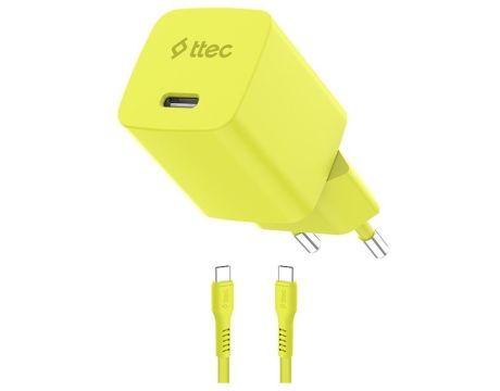 ttec SmartCharger 45W, жълт на супер цени