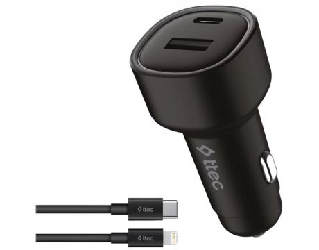 ttec SmartCharger Duo 48W, черен на супер цени