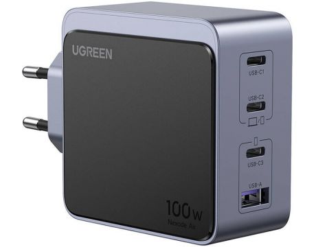 Ugreen X565 Nexode Air 100W, черен на супер цени