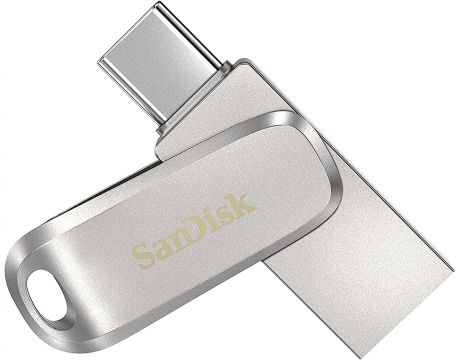 256GB SanDisk Ultra Dual Drive Luxe, сребрист на супер цени