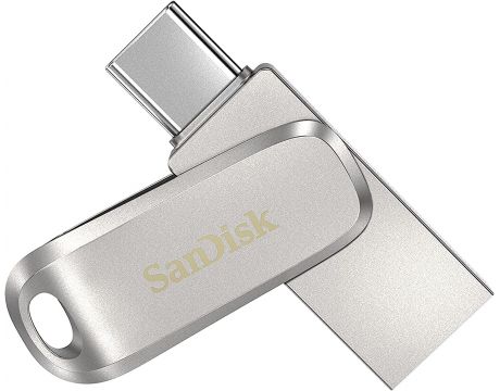 512GB SanDisk Ultra Dual Drive Luxe, сребрист на супер цени