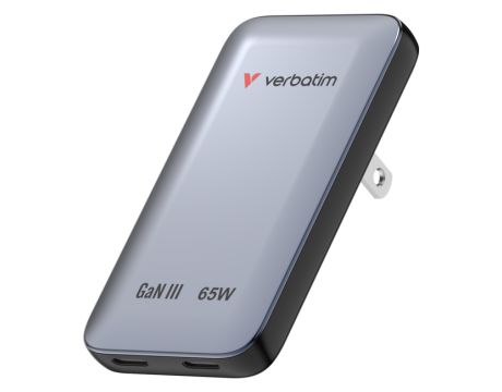 Verbatim Essentials Slim 65W, сив на супер цени