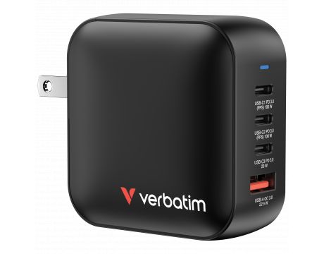 Verbatim Mini GaN 100W, черен на супер цени
