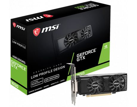 MSI GeForce GTX 1650 4GB LP OC на супер цени