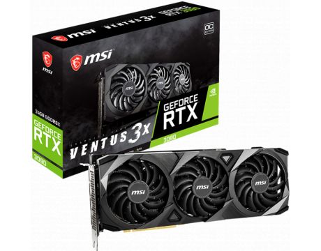 MSI GeForce RTX 3090 24GB VENTUS 3X OC на супер цени