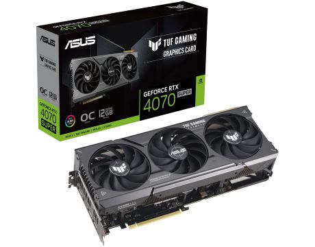 ASUS GeForce RTX 4070 Super 12GB TUF Gaming OC DLSS 3 на супер цени