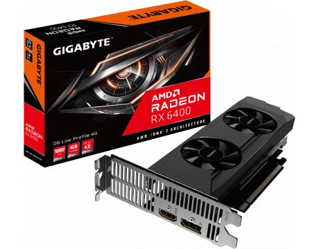 GIGABYTE Radeon RX 6400 4GB Low Profile на супер цени