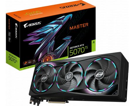 GIGABYTE GeForce RTX 5070 Ti 16GB AORUS MASTER DLSS 4 на супер цени