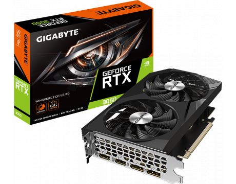 GIGABYTE GeForce RTX 3050 8GB WINDFORCE V2 OC на супер цени